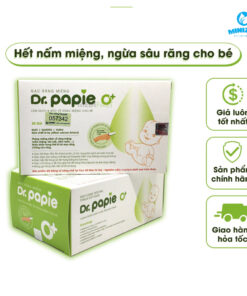 công dụng gạc rơ lưỡi dr. papie