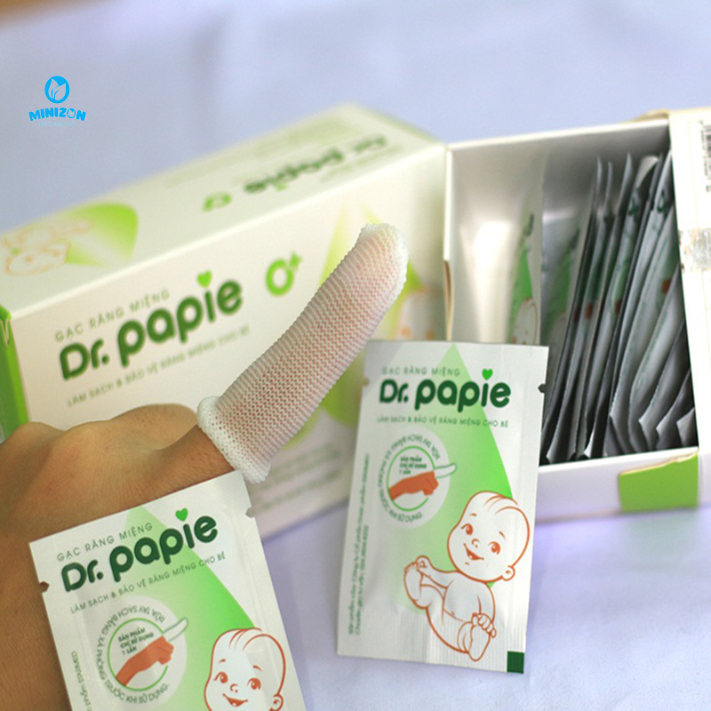 hình ảnh chi tiết sản phẩm gạc rơ lưỡi dr.pappie