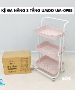 san-pham-ke-3-tang-Umoo-UM-0988-mau-hong