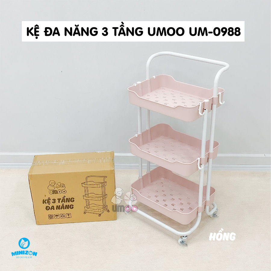 san-pham-ke-3-tang-Umoo-UM-0988-mau-hong
