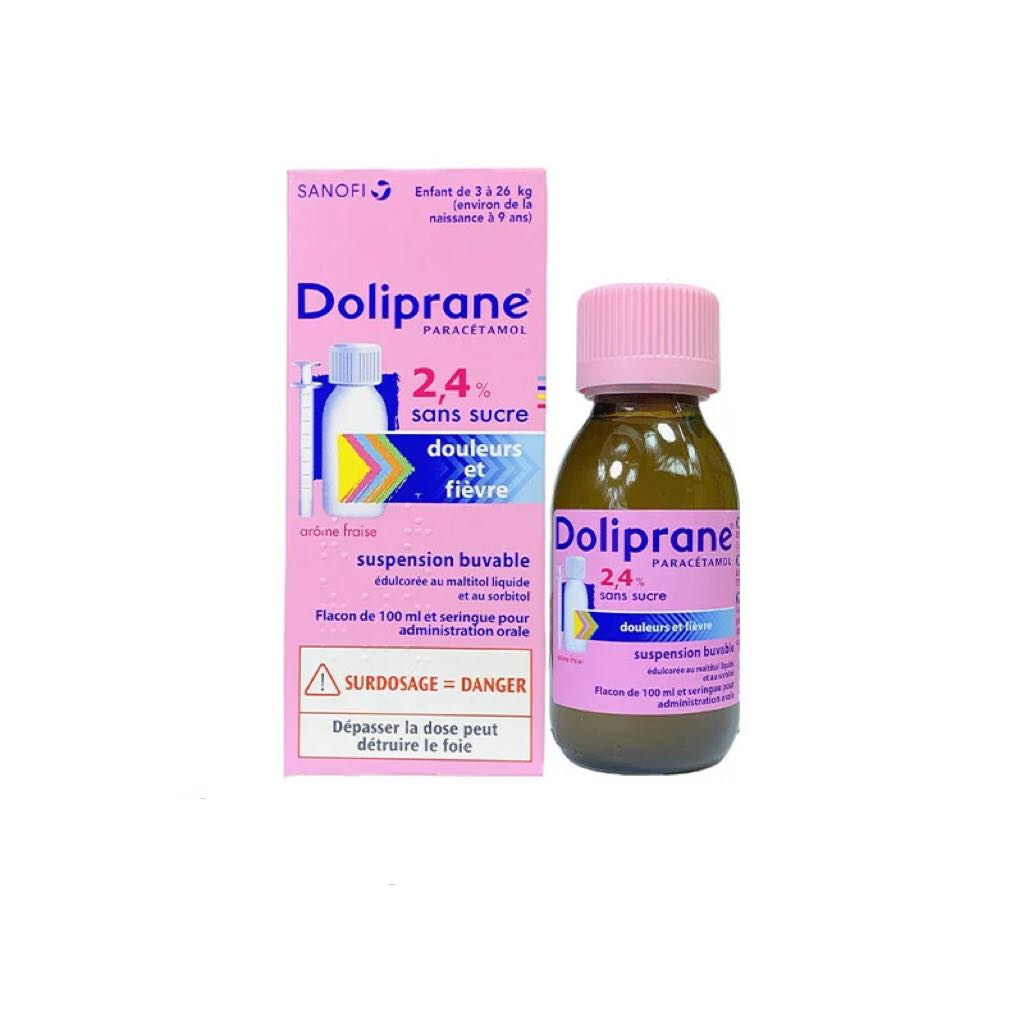 Siro hạ sốt Doliprane 100ml