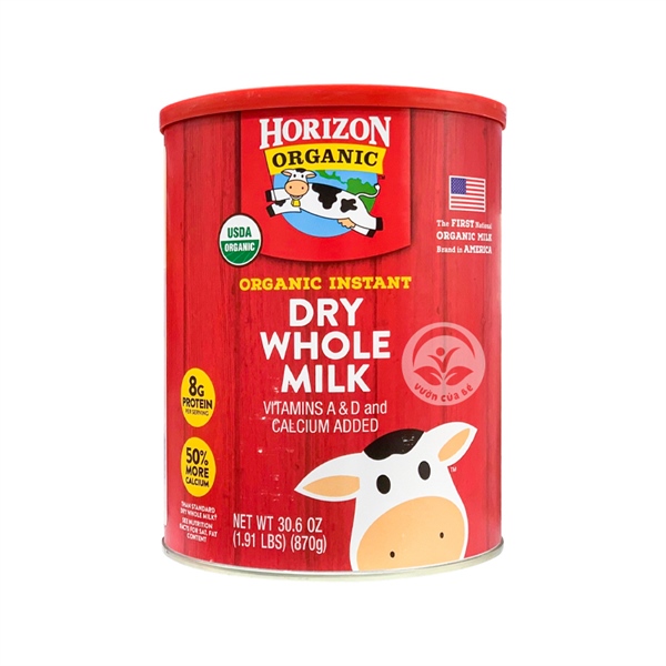 Sữa tươi nguyên kem Horizon Organic Dry Whole Milk