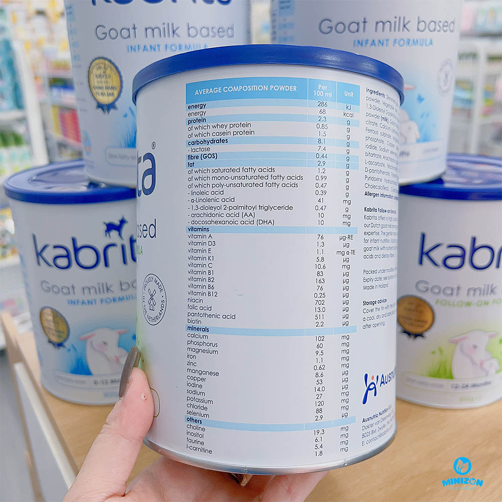 Sữa dê Kabrita số 1 Lon 800g cho bé Sữa dê Kabrita số 1 Lon 800g cho bé