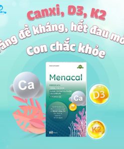 Canxi tự nhiên D3K2 Aplicaps Menacal chính hãng