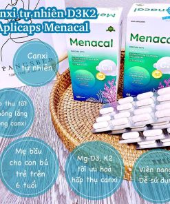 Viên uống Canxi tự nhiên D3K2 Aplicaps Menacal