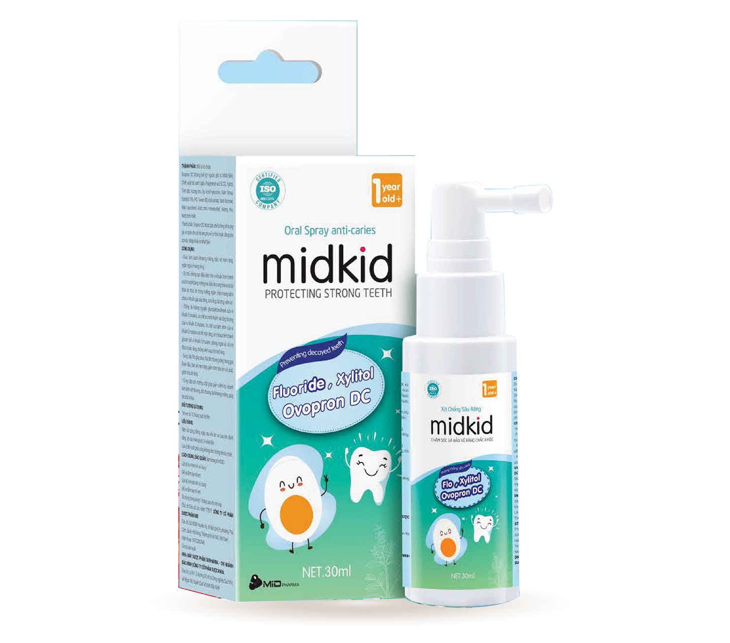 Xịt chống sâu răng Midkid