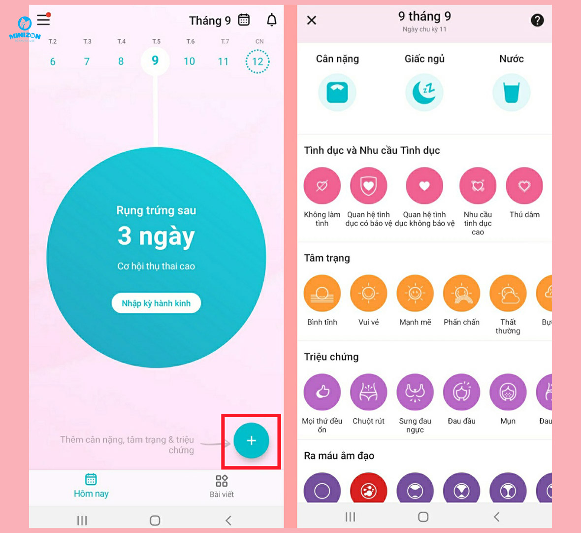 Lợi ích khi dùng app tính ngày rụng trứng Lợi ích khi dùng app tính ngày rụng trứng