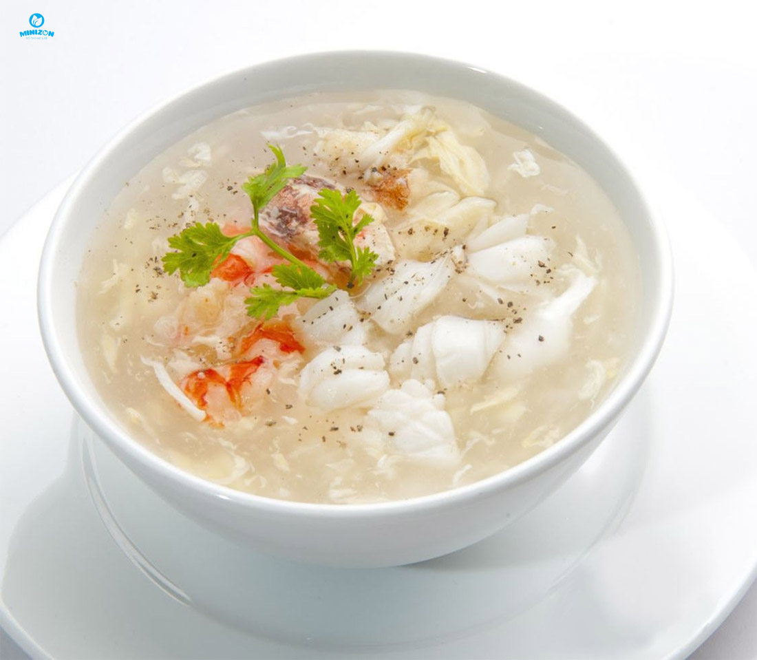 Cháo cua hạt sen cho bé ăn dặm Cháo cua hạt sen cho bé ăn dặm