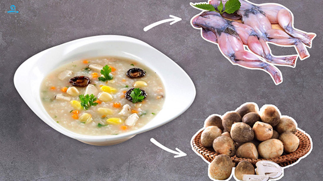 Giá trị dinh dưỡng của cháo ếch cho bé ăn dặm Giá trị dinh dưỡng của cháo ếch cho bé ăn dặm