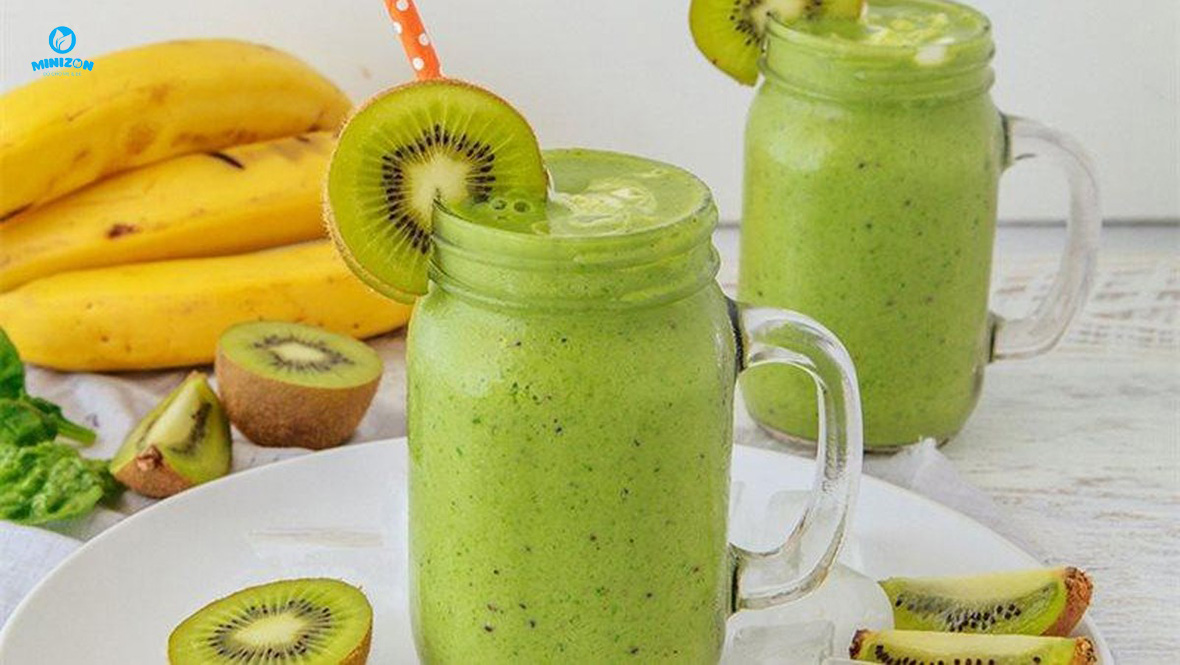 Sinh tố kiwi – chuối – sữa tươi Sinh tố kiwi – chuối – sữa tươi