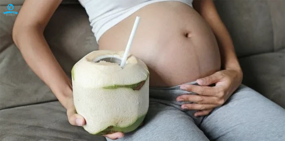 Uống nước dừa khi mang thai Uống nước dừa khi mang thai