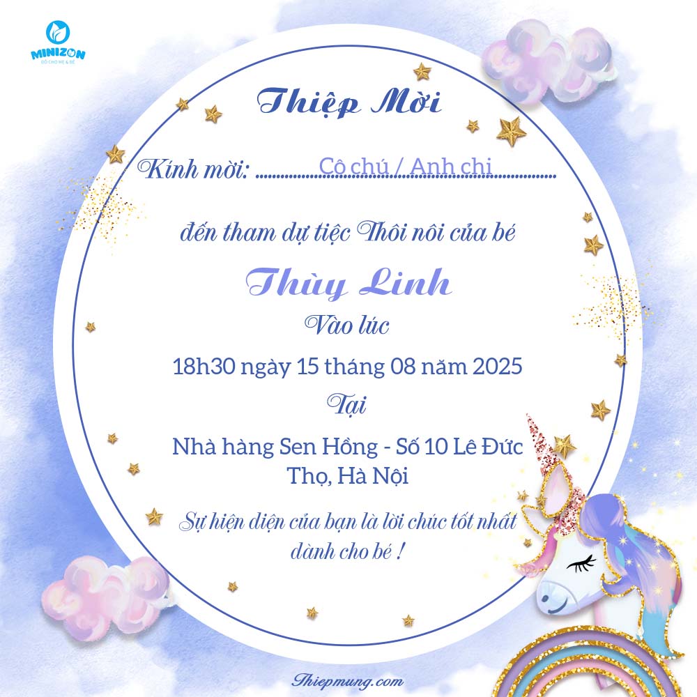 Cách chọn thiệp mời đầy tháng cho bé Cách chọn thiệp mời đầy tháng cho bé