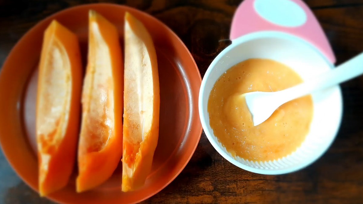 Cách làm đu đủ chín cho bé ăn dặm Cách làm đu đủ chín cho bé ăn dặm