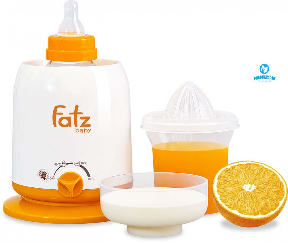 Máy hâm sữa Fatzbaby màu cam thế hệ mới Hàn Quốc Máy hâm sữa Fatzbaby màu cam thế hệ mới Hàn Quốc
