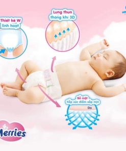Cấu tạo Bỉm Merries Nội Địa Nhật chính hãng