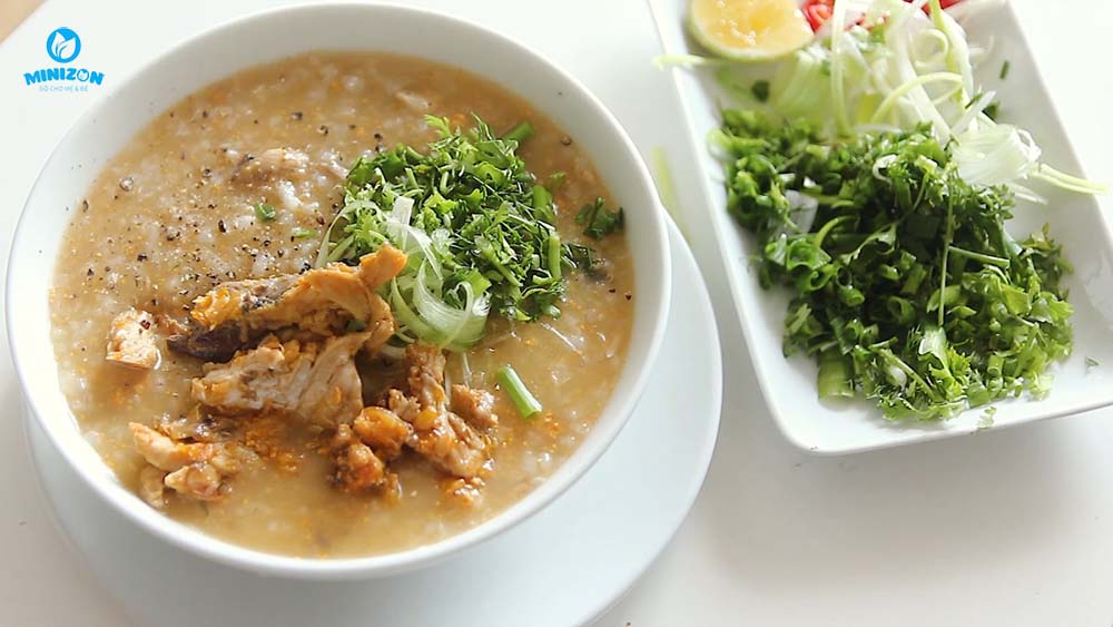 Cháo cá chép đậu xanh cho bé ăn dặm Cháo cá chép đậu xanh cho bé ăn dặm