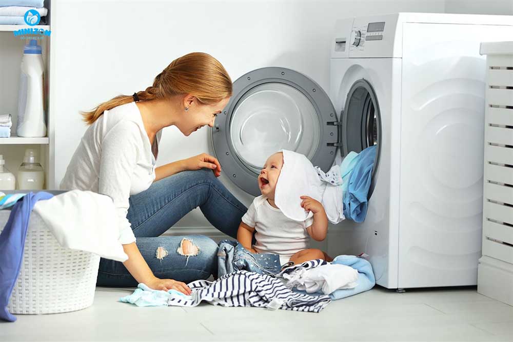 Lưu ý khi giặt đồ cho trẻ sơ sinh Lưu ý khi giặt đồ cho trẻ sơ sinh