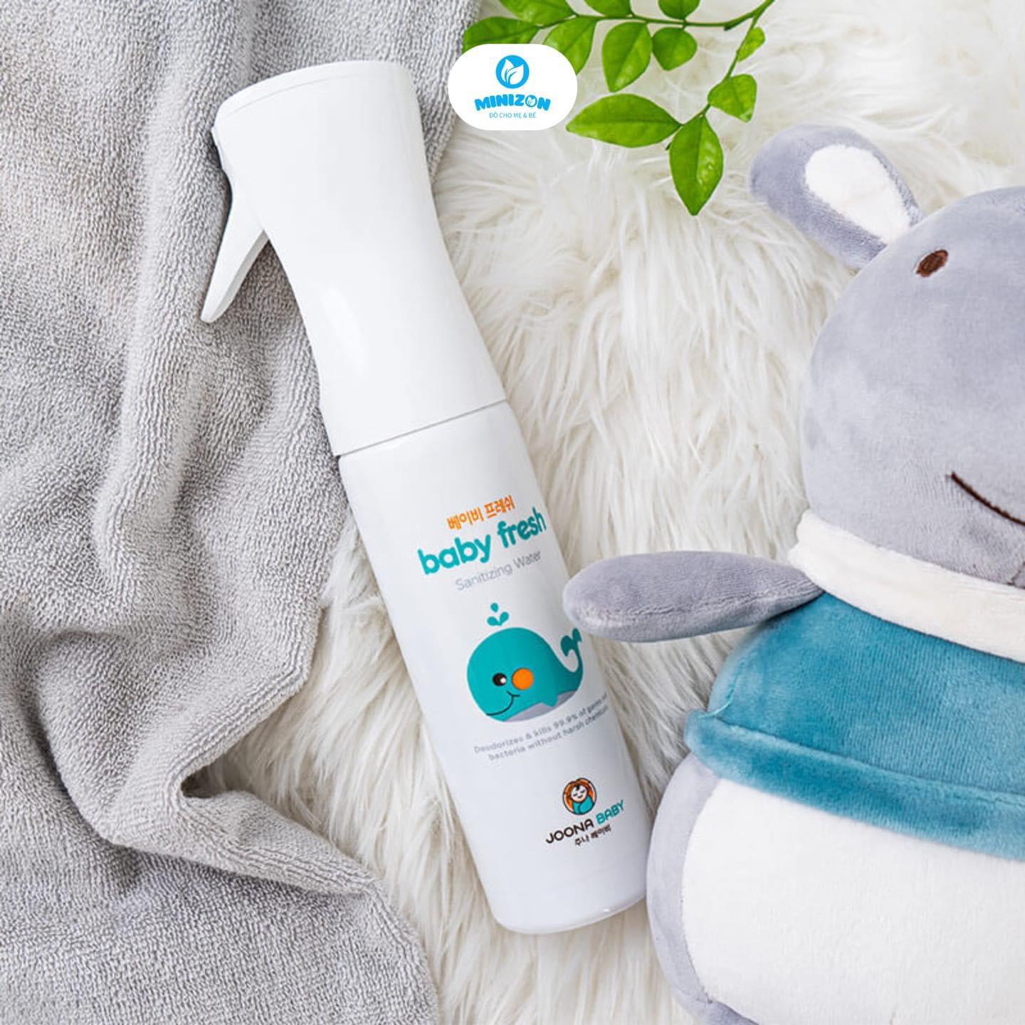 Ưu điểm của sản phẩm xịt diệt khuẩn Baby Fresh Joona Baby