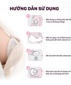 Hướng dẫn sử dụng phễu hút sữa