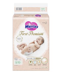 Tã bỉm dán quần Merries First Premium cao cấp đủ size cho bé