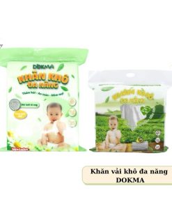 Khăn vải khô sợi mềm Baby Dokma mềm mại an toàn cho bé