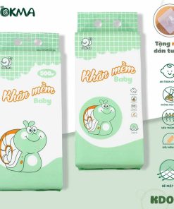 Khăn vải khô Mềm Xanh Lá Baby Dokma