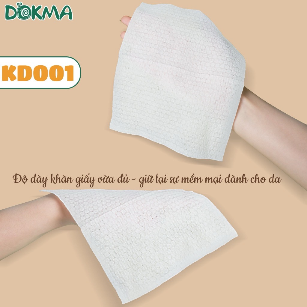 Khăn vải khô sợi mềm Baby Dokma
