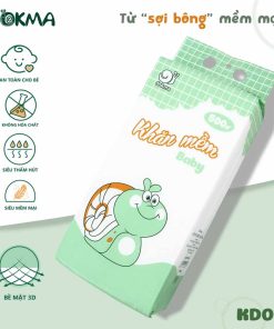 Khăn vải khô Mềm Xanh Lá Baby Dokma
