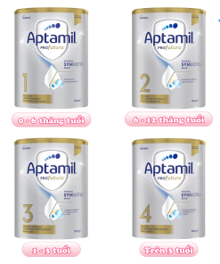 Sữa Aptamil Profutura 900g cho bé từ 0-6 tháng tuổi & 6-12 tháng tuổi & 1-3 tuổi & Trên 3 tuổi