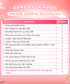 Combo sơ sinh 01
